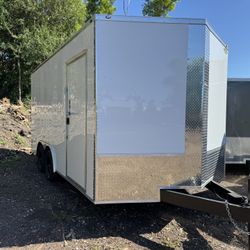 New 8.5x16TA Enclosed Trailer