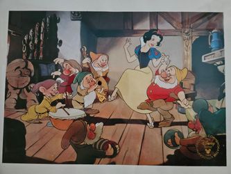 Snow White FRAMED LITHOGRAPH