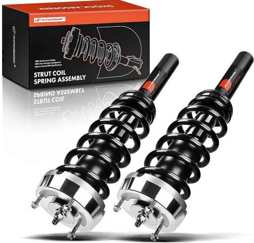 Front Pair (2) Complete Strut & Coil Spring for BMW X[hidden information], X[hidden information] (510)