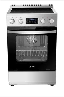 Lanbo Freestanding Electric Range with Induction Cooktop