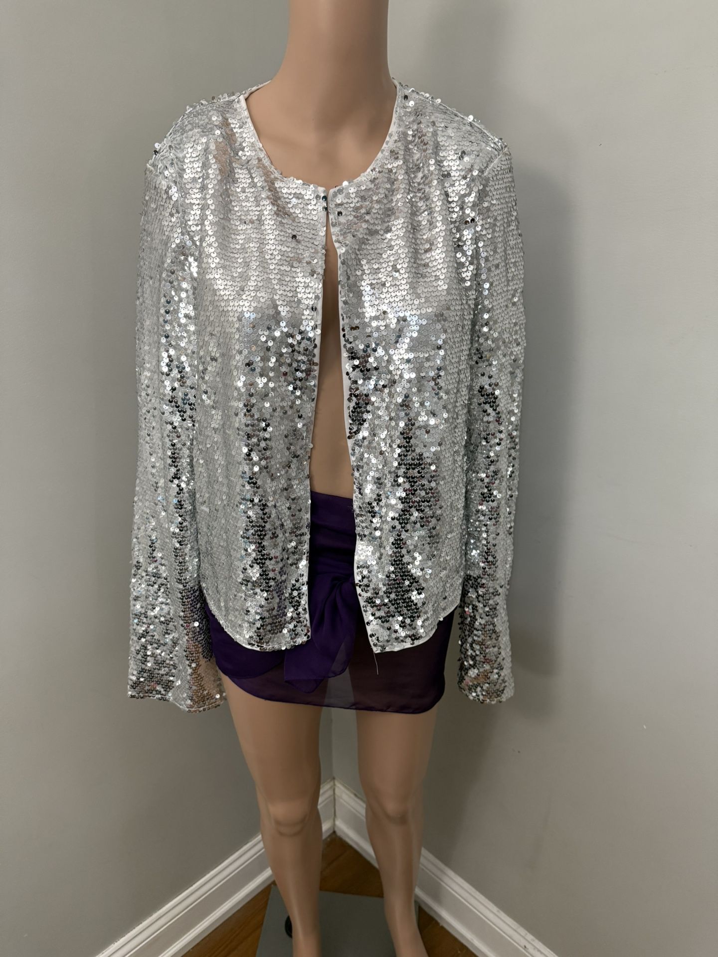 Sparkly Long Sleeve Shawl Excellent Condition Pick Up Only