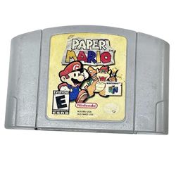 Paper Mario Nintendo 64 N64 2001 Game Cartridge Only