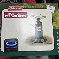 New Coleman Matchlight Propane Stove. PLEASE READ DESCRIPTION 
