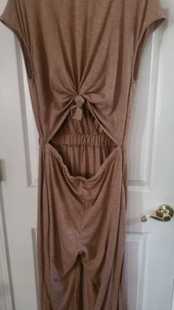One piece pant with crop back