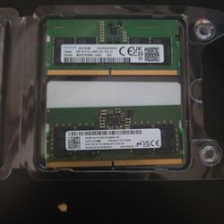 16GB (2×8GB) DDR5 4800MHz Laptop RAM