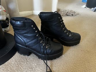 Shein Heel Combat Boots