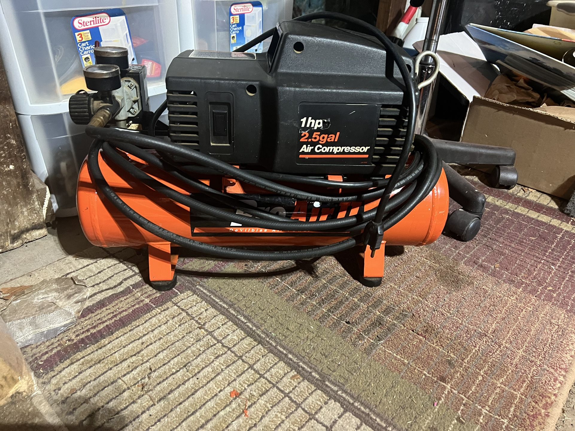 Pro Air 1hp Air Compressor 2.5 Gallon