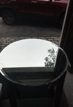 40 inch diameter vintage mirror