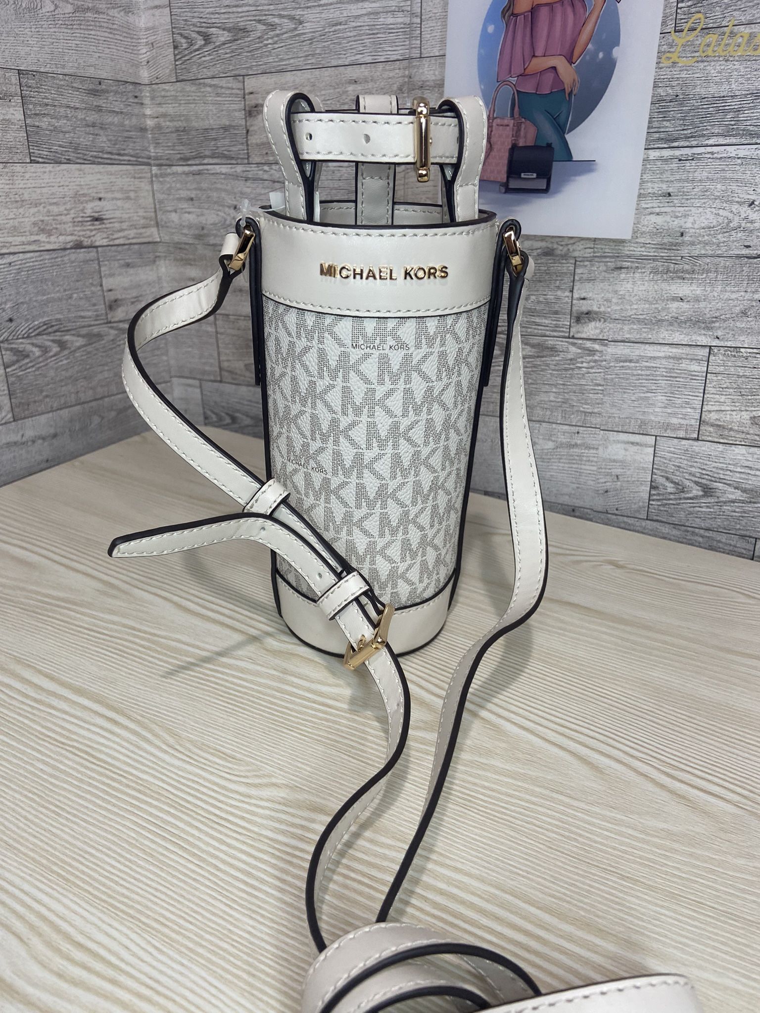Michael Kors Water Bottle Holder Crossbody