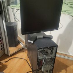 Dell PC And Monitor