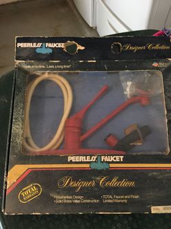 New Red Peerless Faucet