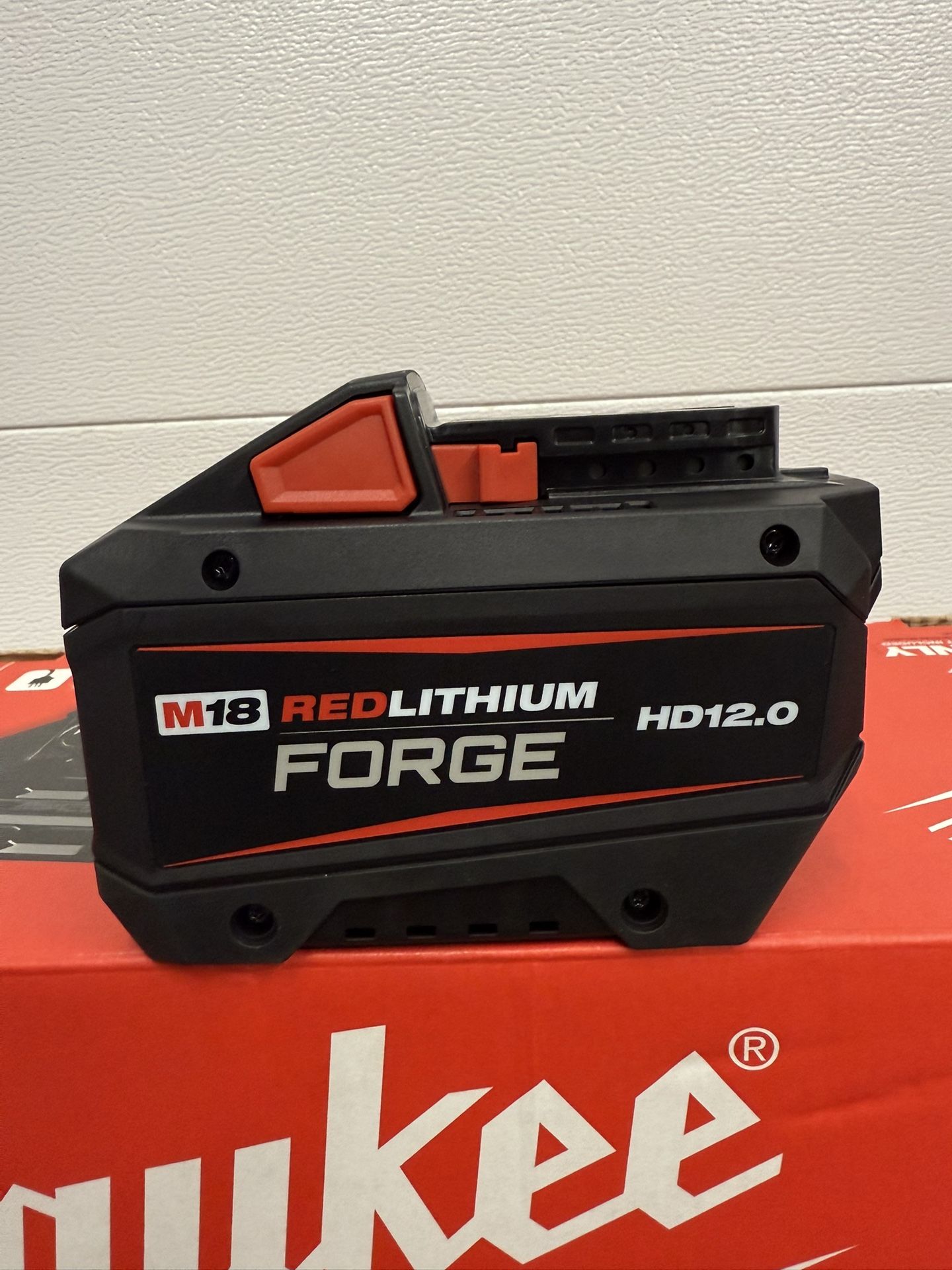 Milwaukee M18 18V Lithium-Ion REDLITHIUM FORGE HD 12.0 Ah Battery Pack $299 plus tax at Home Depot