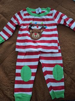 Baby Christmas Reindeer Pajamas