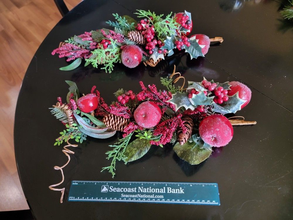 Christmas Floral And Ornaments