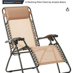 Zero Gravity Folding Reclining Lounge Chair 