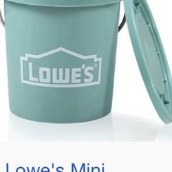 Lowe’s Teal & Pink Mini Buckets 