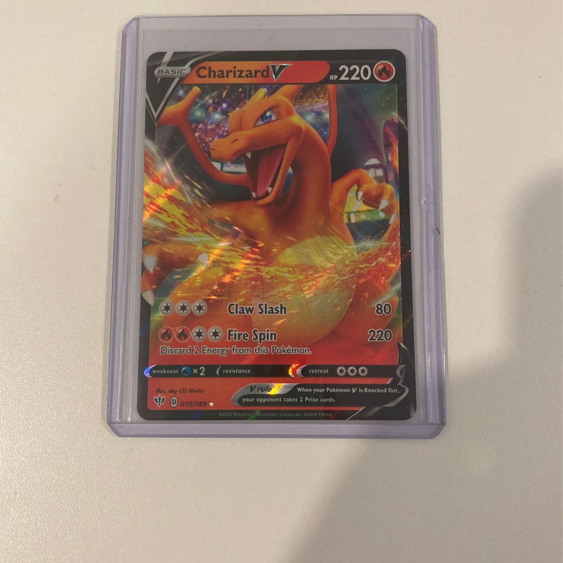 Charizard V 019/189 (NEAR MINT)