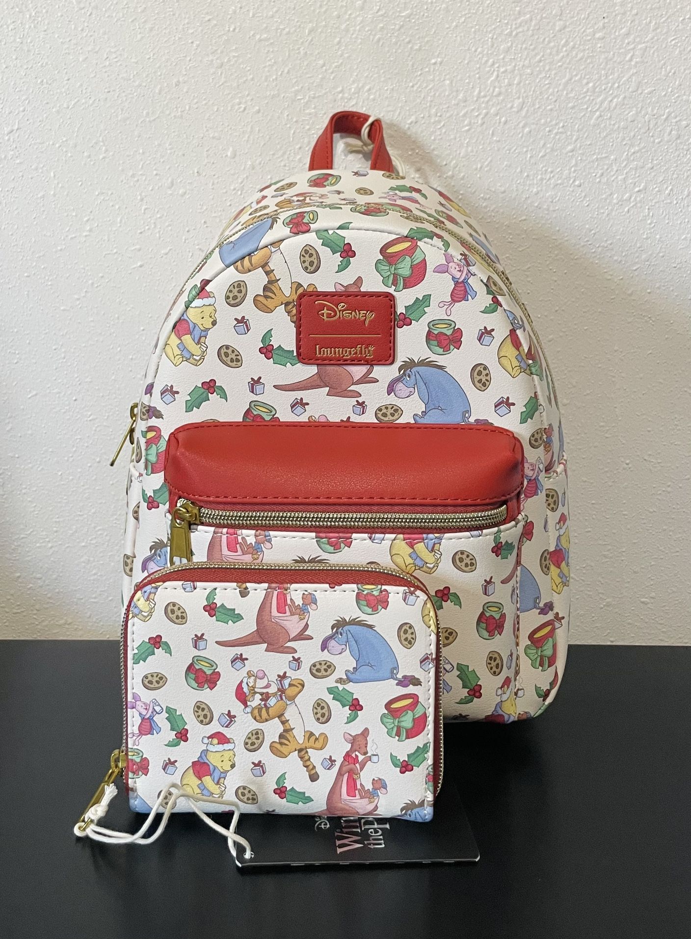 Loungefly Disney Winnie The Pooh Milk & Cookies Holiday Mini Backpack Loungefly Disney Winnie The Pooh Milk & Cookies Holiday Mini  main image 3