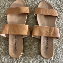 Tan sandals