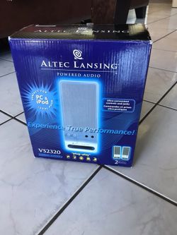 Altec Lansing Powered Audio Speakers. Model VS2320. Used only a few times and in very good condition.