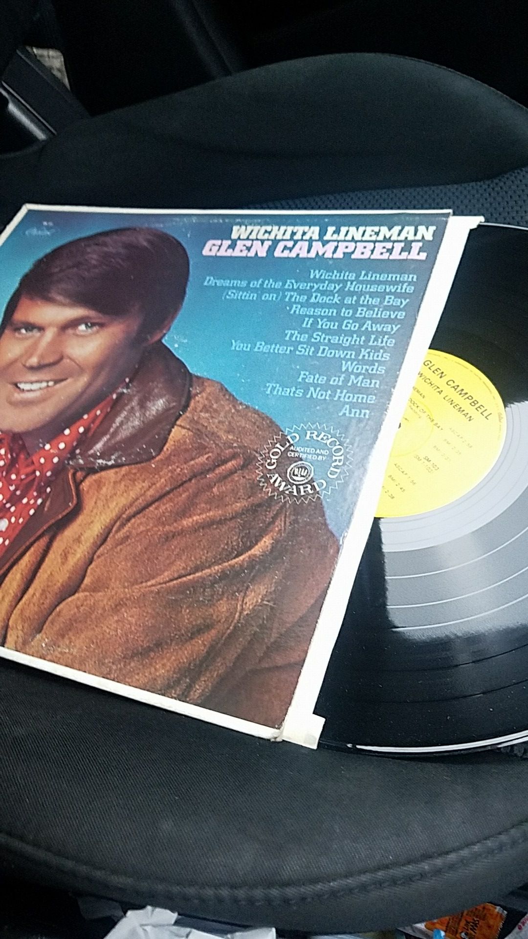 GLEN CAMPBELL VINYL RECORD