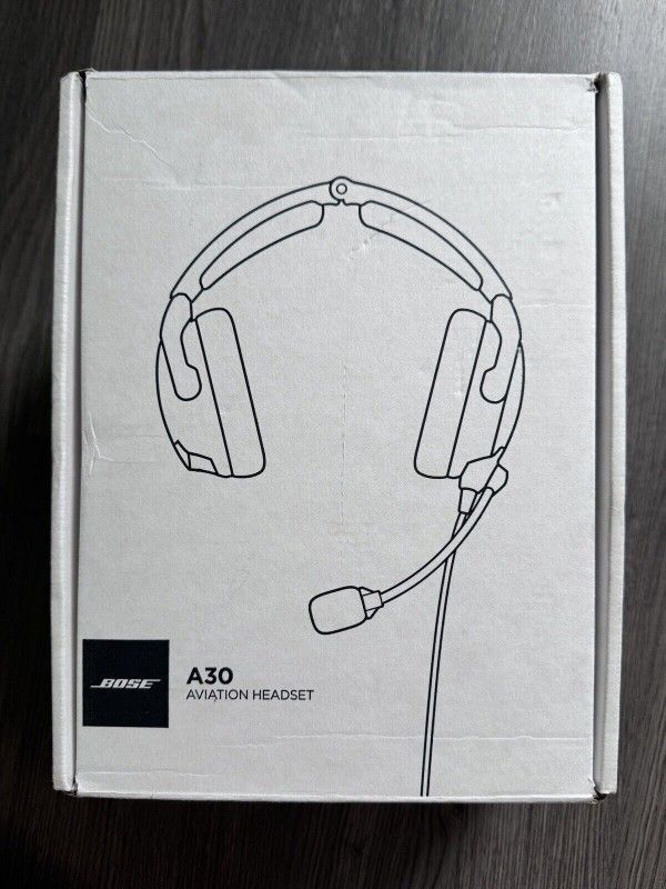 Bose A30 Aviation Headset Dual Plug Model Brand New