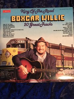 KING OF THE ROAD - BOXCAR WILLIE - 20 GREAT TRACKS - LP - (VG+) SMI 1-24
