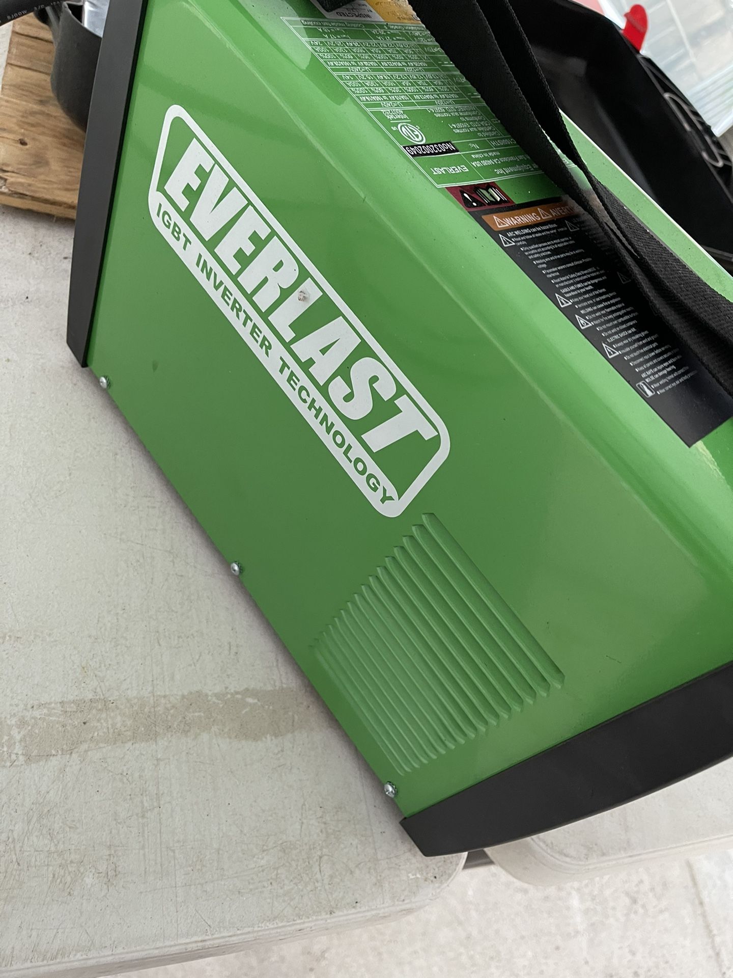 Everlast Welder Tig & Stick