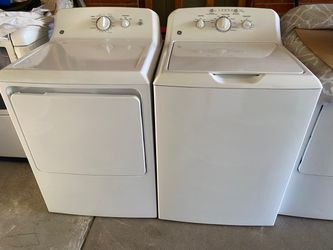 GE washer and dryer