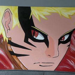 Naruto - 20”x16” Acrylic Painting