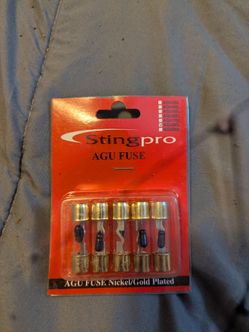 Stingpro AGU80L Fuse 5-Pack Nickel/Gold Plated