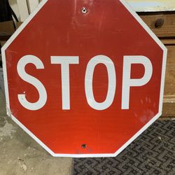 Large Stop Sign