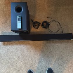 Vizio Sound Bar And Bass 