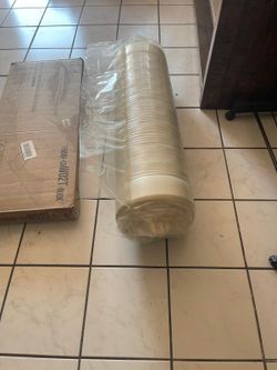 Twin Foam Mattress And Metal Frame