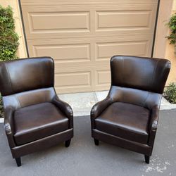 Set Of Dark Brown Chairs For Sale!