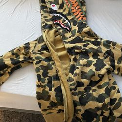Camo Bape Shark Hoodie 