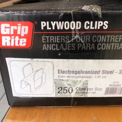 Plywood clips 3/4 inch