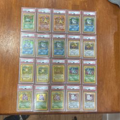 Vintage PSA Graded Pokémon Cards Charizard Unlimited
