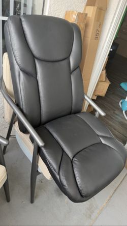 Mainstays Executive Chair Seat & Backrest ONLY — Replacement Cushions, Black — Like New