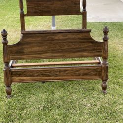 Twin Bed Wood. CASH ONLY.