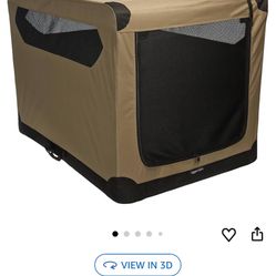 Amazon Basics Folding Portable Soft Dog Crate. XL