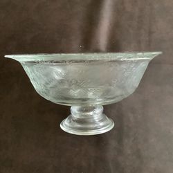 Vintage Depression Glass Bowl