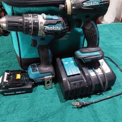 Makita Combo  Drill  Brushness Perfect Condicion  155.00 