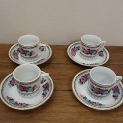 Vintage China Set C Art Demitasse
