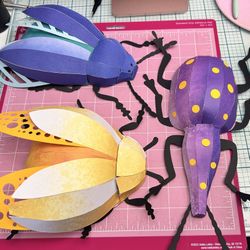 3D Bugs ( Cardstock) 