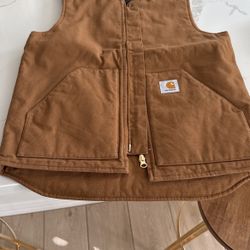 Carhartt WIP Vest Hamilton Brown Color Size Small (men’s)