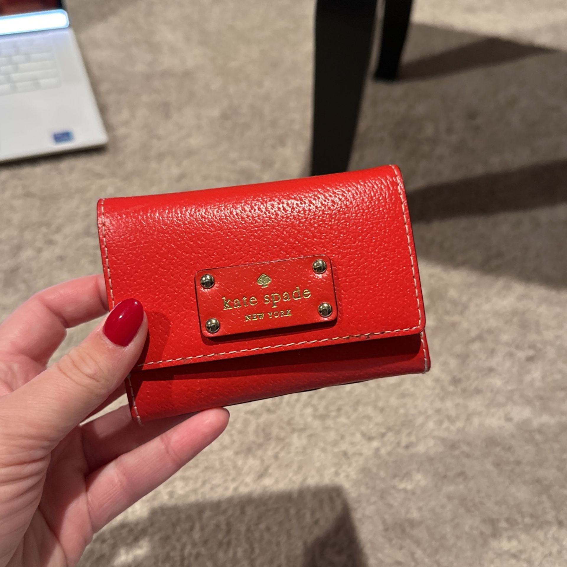 Red Kate Spade Card Holder