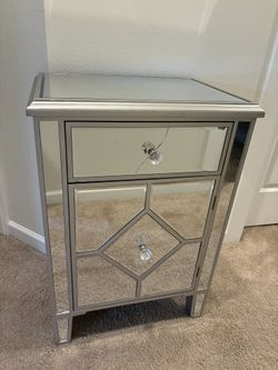 Glass Nightstand