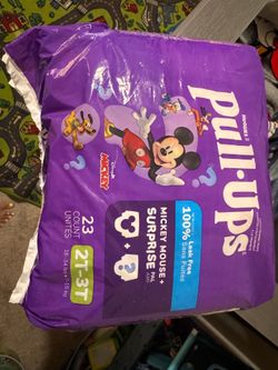 FREE HUGGIES PULL UPS 2-3T 23 count