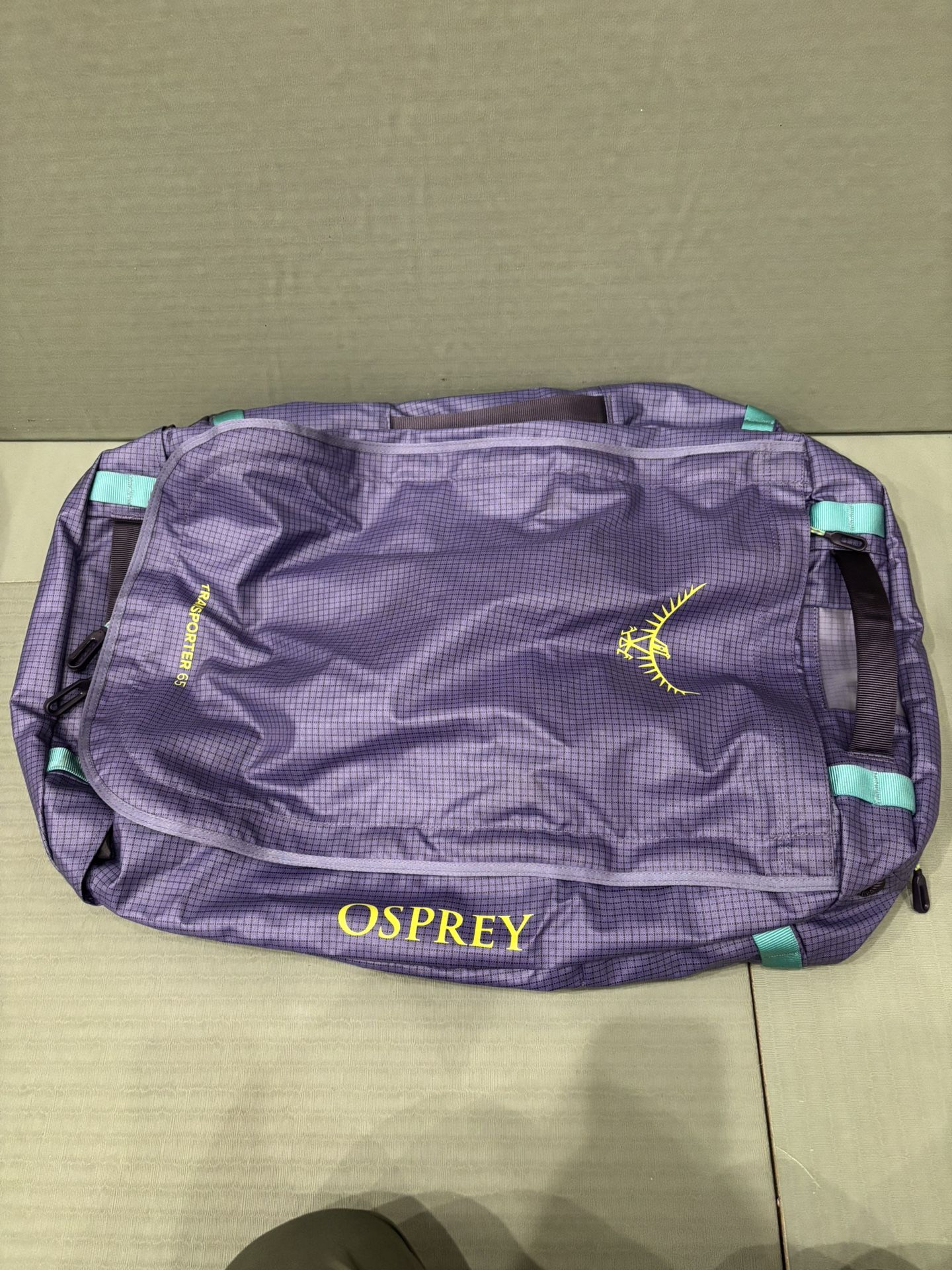 Osprey Transporter Duffel 65L Backpack Camping Travel Northface Patagonia